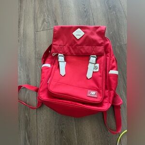 EUC New Balance Red Backpack unisex